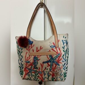 Brighton Ocean Scoop starfish tote